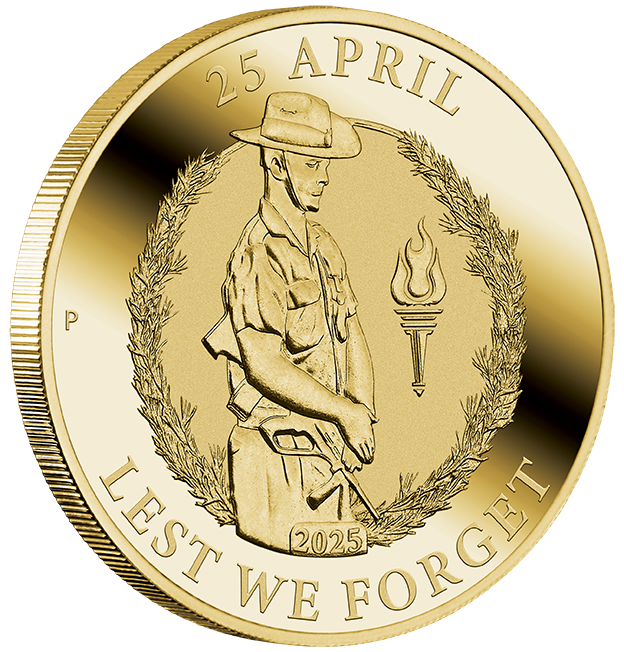 2025 $1 Carded Coin. Anzac Day.