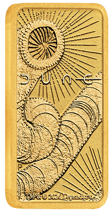 2026 1g Gold Bar. Dune.