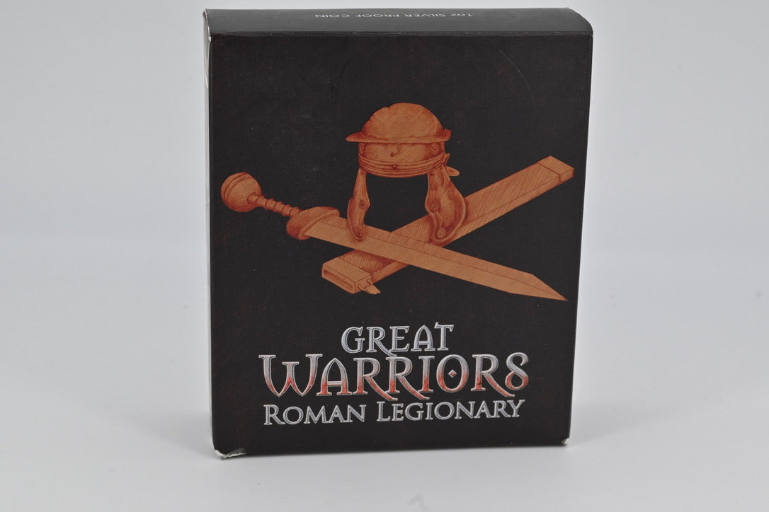 2010 $1 1oz Silver Proof Coin. Great Warriors – Roman Legionary