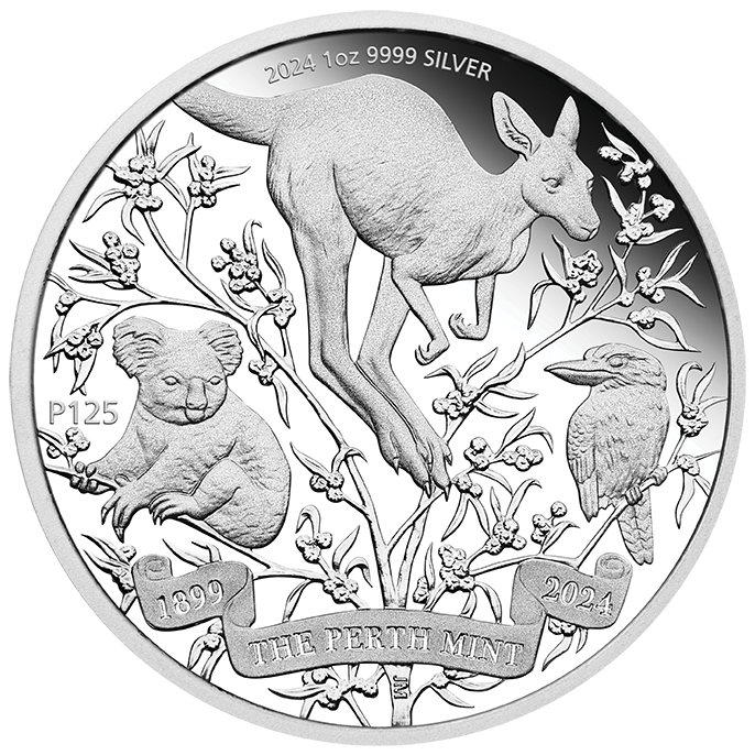 The Perth Mint's 125th Anniversary 2024 1oz Silver Proof Coin