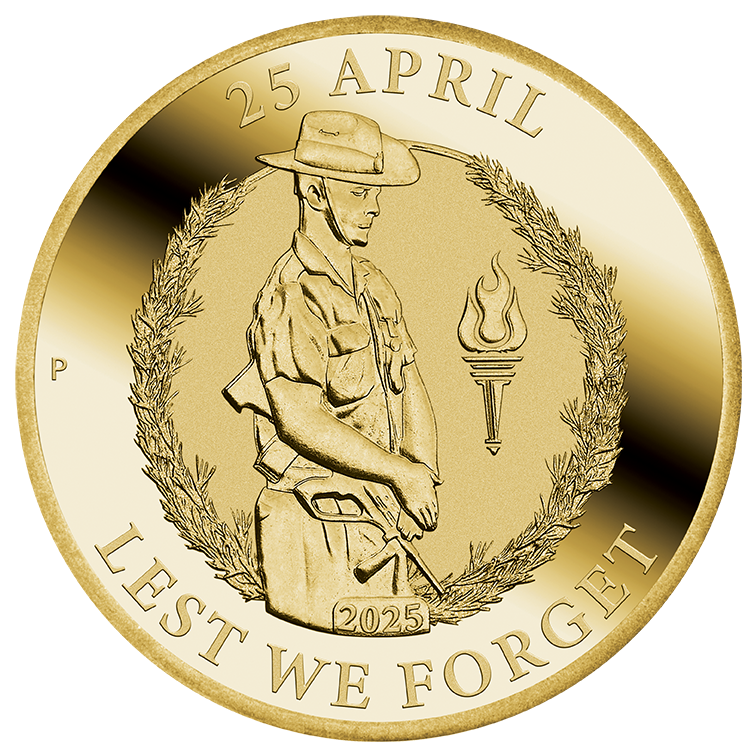 2025 $1 Carded Coin. Anzac Day.