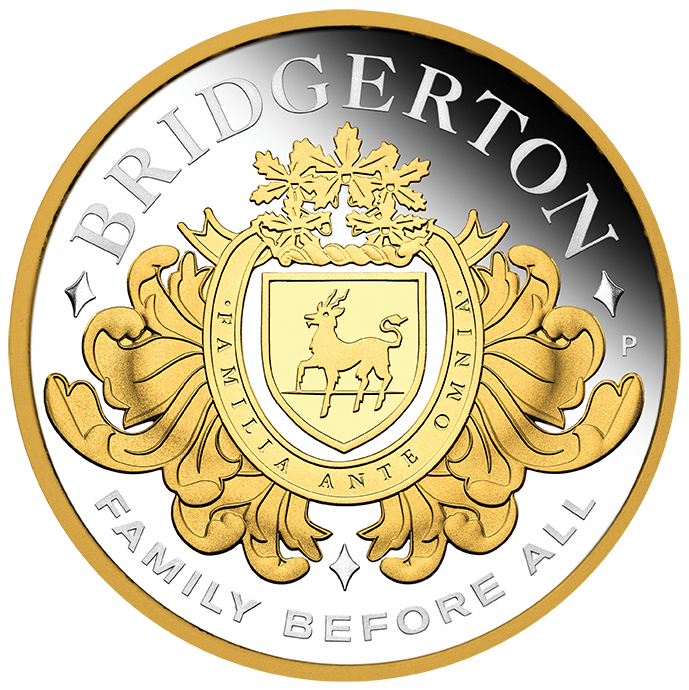 2026 House of Bridgerton Gilded 2oz Silver Proof Coin