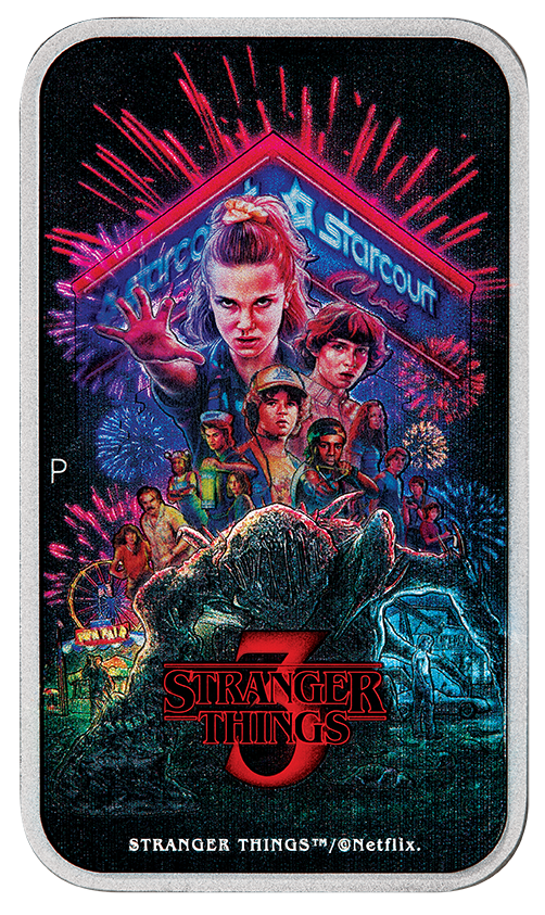 2026 Stranger Things. Series 3. 1oz Silver Proof Coin