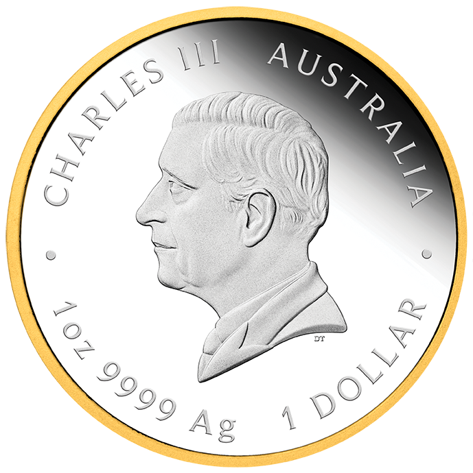 2026 1oz Silver Proof Gilded Coin Australia’s First Gold Rush 175th Anniversary