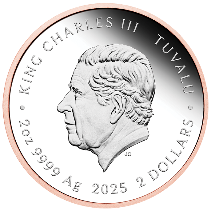 2025 2oz Spongebob Squarepants- Patrick Star Silver Proof Gilded Coin