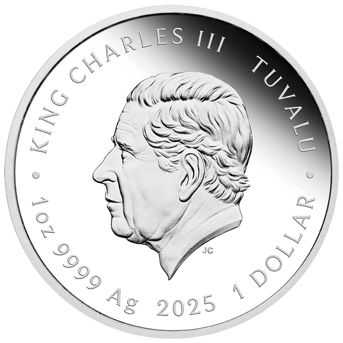 2025 $1 1oz Silver Proof Coloured Coin. Teenage Mutant Ninja Turtles- Raphael