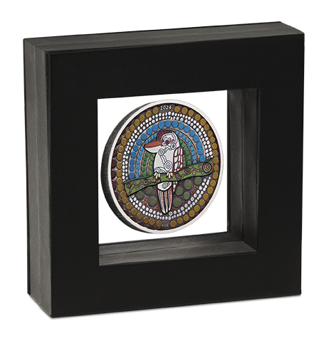 Kookaburra Kaa Kaa 2024 2oz Silver Antiqued Coloured Coin