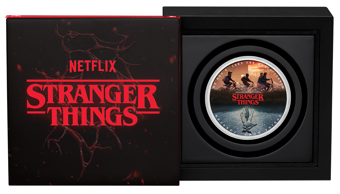 Stranger Things - The Upside Down 2026 1oz Silver Coloured Coin