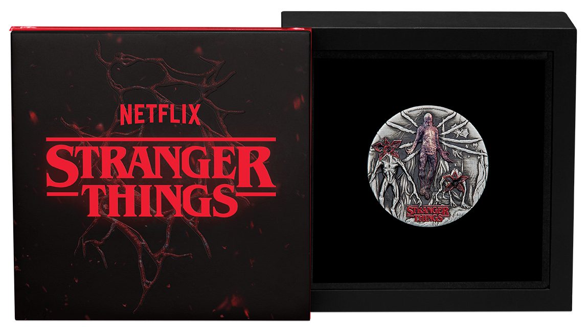 Stranger Things – Villains 2026 2oz Silver Antiqued Coloured Coin