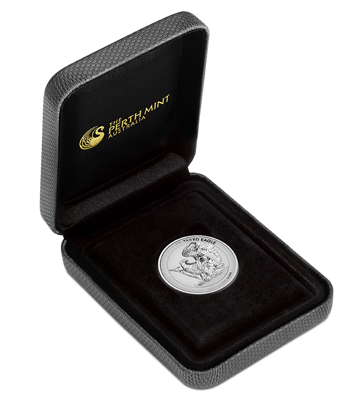 2025 1oz Silver Proof Ultra High-Relief Coin. Australian Wedge-tailed Eagle