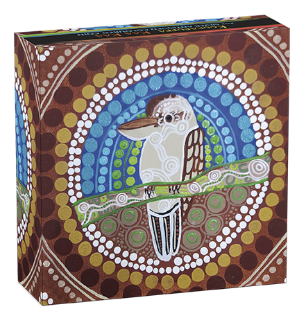 Kookaburra Kaa Kaa 2024 2oz Silver Antiqued Coloured Coin