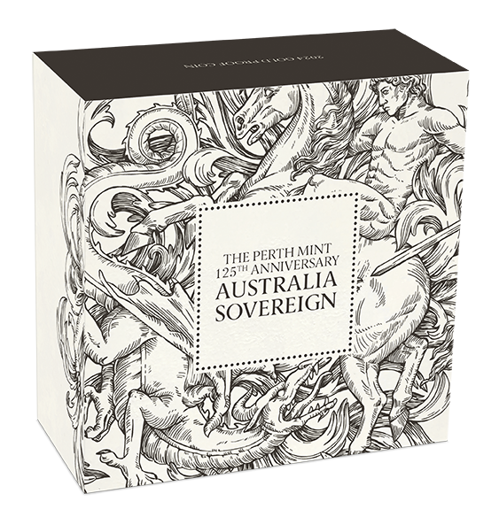 The Perth Mint's 125th Anniversary Australia Sovereign 2024 Gold Proof Coin