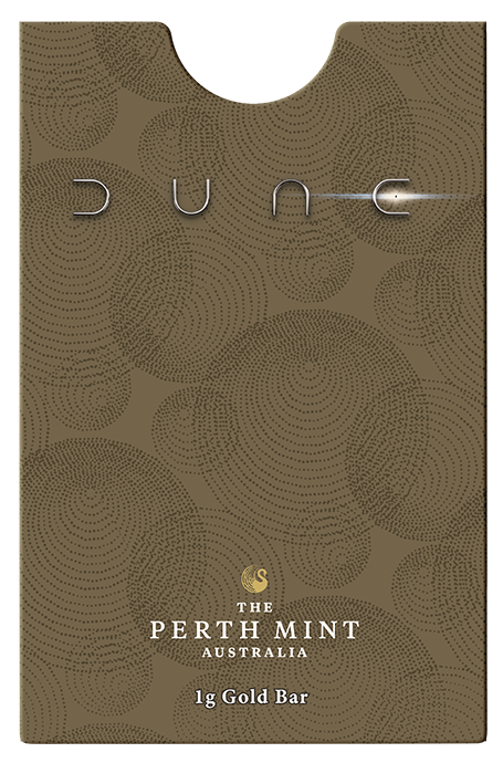 2026 1g Gold Bar. Dune.
