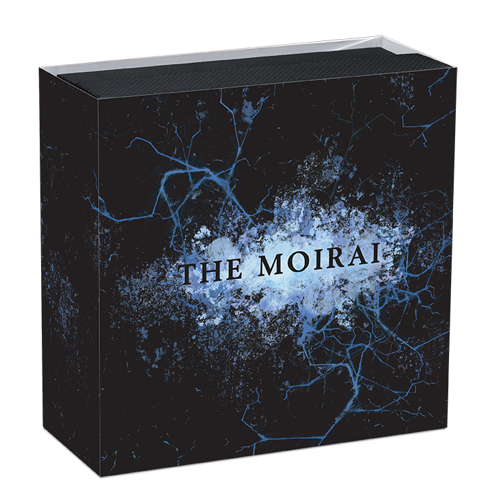 2025 2oz Silver Antiqued Coin. The Fates - The Moirai