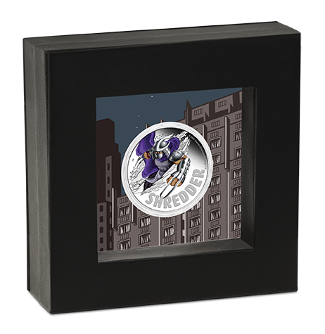 Teenage Mutant Ninja Turtles - Shredder 2024 1oz Silver Coloured Proof Coin
