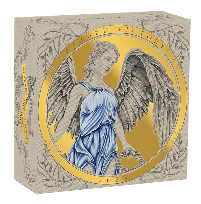2025 1oz Gold Proof Coin – 80th Anniversary End of WWII Winged Victory