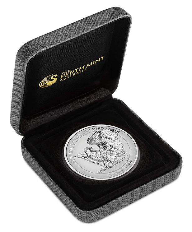 2025 5oz Silver Proof Ultra High-Relief Coin. Australian Wedge-tailed Eagle
