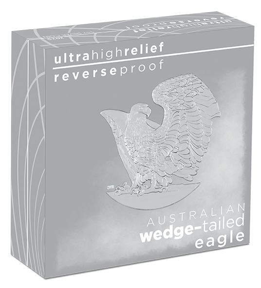 2025 5oz Silver Proof Ultra High-Relief Coin. Australian Wedge-tailed Eagle