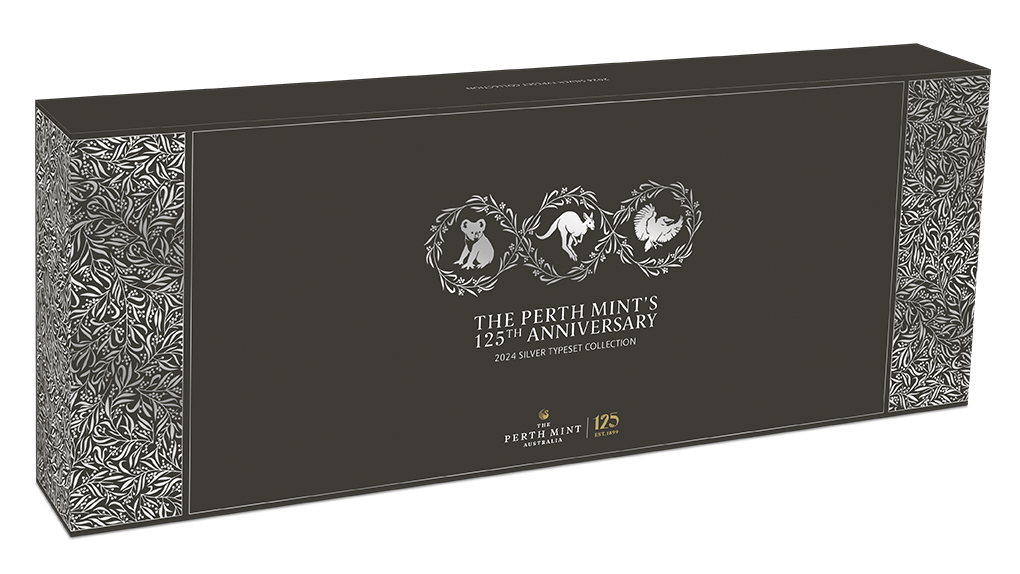 The Perth Mint's 125th Anniversary 2024 1oz Silver Typeset Collection