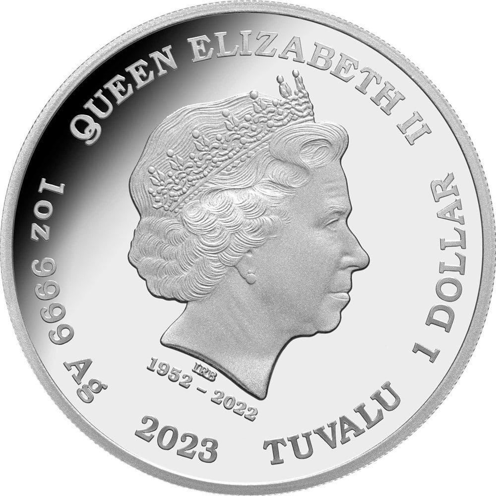 2023 Deadly and Dangerous Australia’s Tiger Shark 1oz Silver Proof Coloured Coin