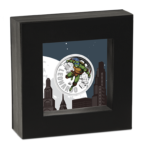 Teenage Mutant Ninja Turtles - Leonardo 2024 1oz Silver Coloured Proof Coin