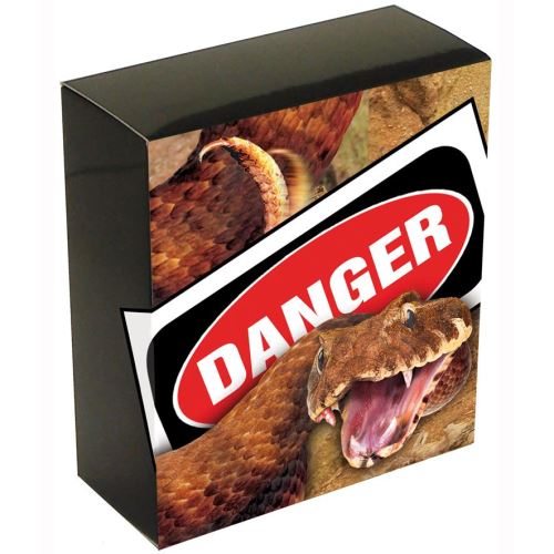 2016 Deadly and Dangerous - Death Adder 1oz Silver Proof Coin