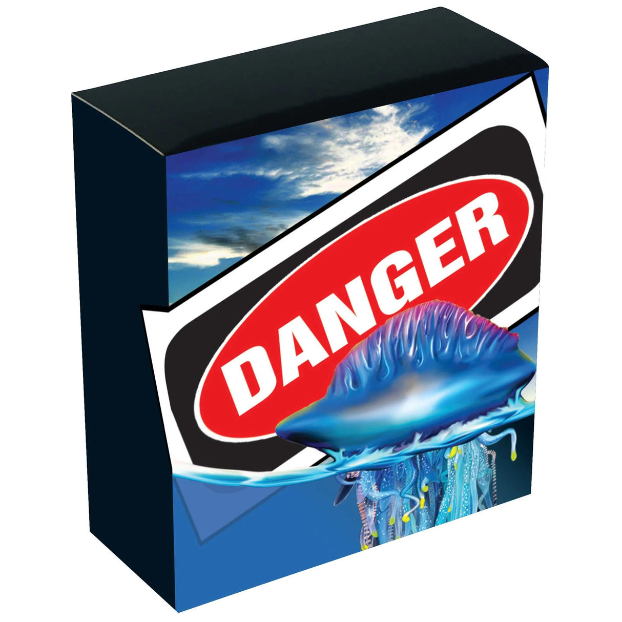 2024 Deadly and Dangerous Australia's Bluebottle 1oz Silver Proof Coloured Coin