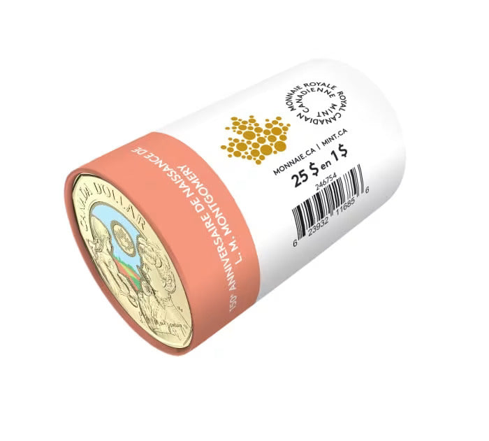 Canada 2024 $1 150th Anniversary of the Birth of L.M. Montgomery Special Wrap roll (Coloured)