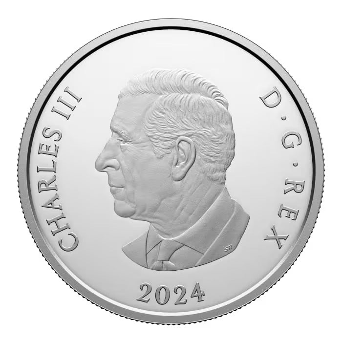 2024 1oz Canada 150th Anniversary of the Birth of L.M. Montgomery .9999 Silver Coloured Proof Coin