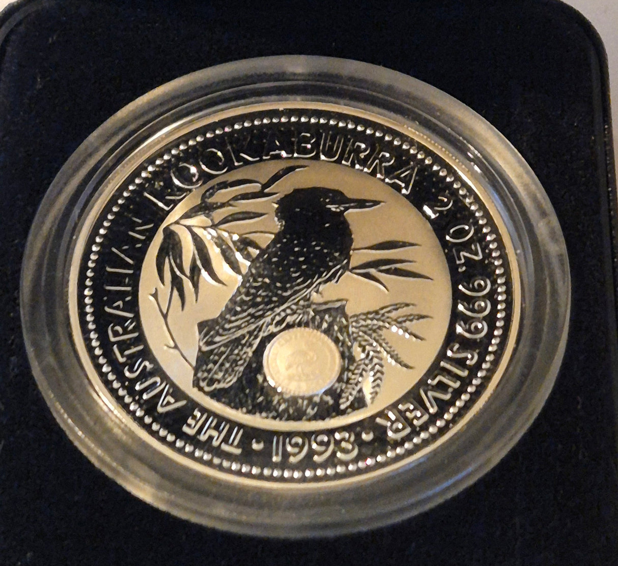 Australia 1993 Kookaburra Emu Privy 2oz Fine Silver