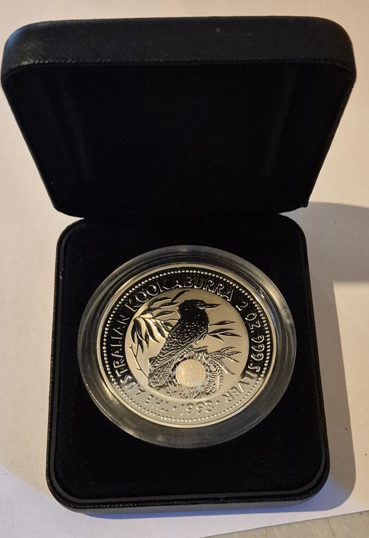 Australia 1993 Kookaburra Emu Privy 2oz Fine Silver