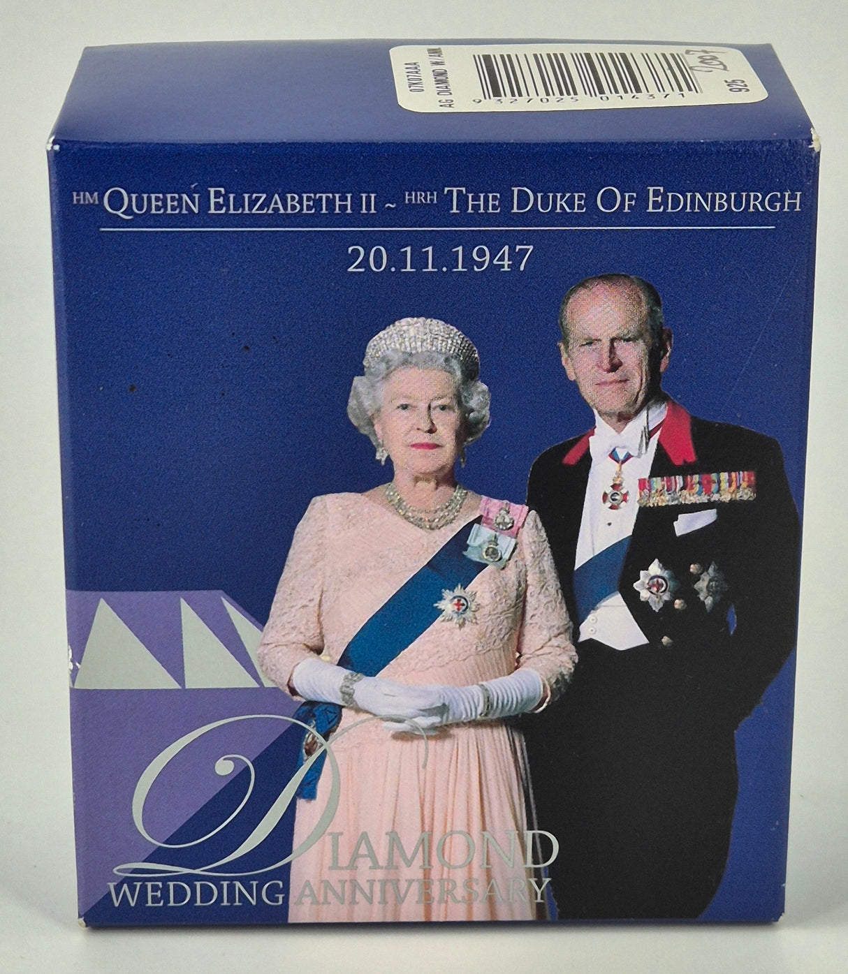 2007 1oz Silver Proof – Diamond Wedding Anniversary