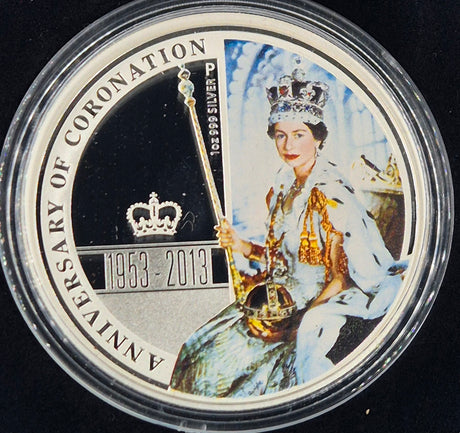 2013 1oz Silver Proof – 60th Coronation Anniversary