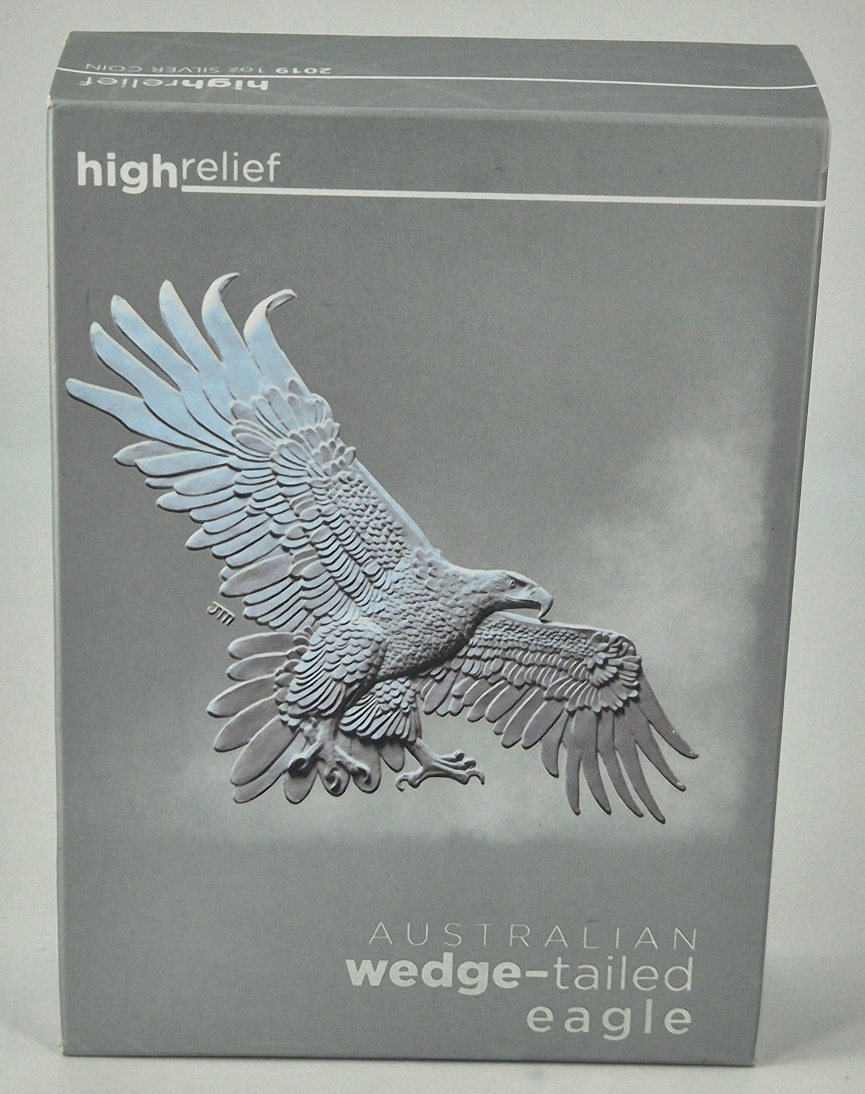 2019 1oz Silver Proof High Relief – Wedge-Tailed Eagle