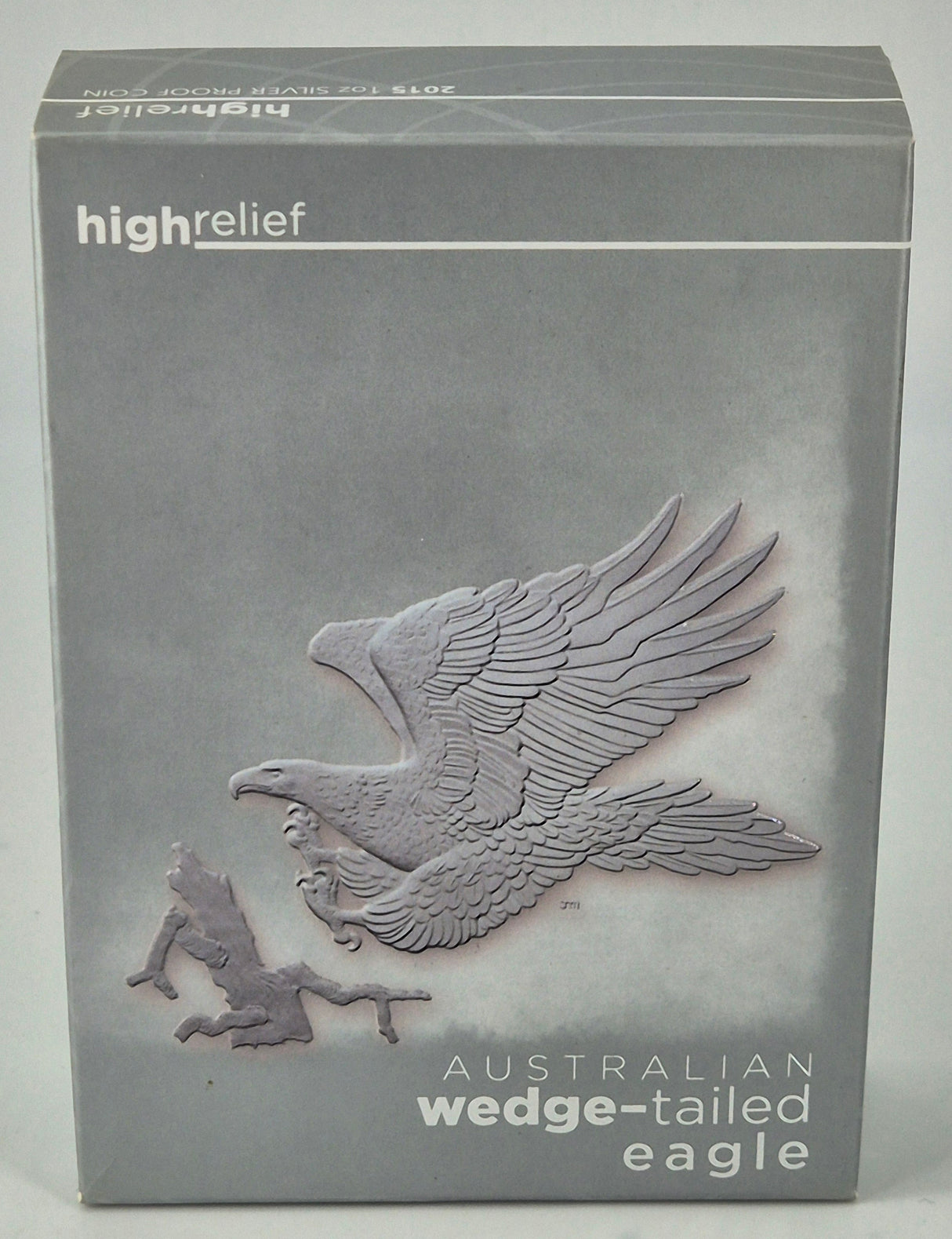 2015 1oz Silver Proof High Relief – Wedge-Tailed Eagle