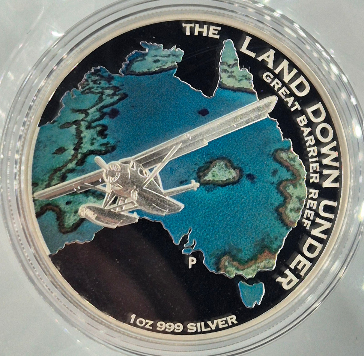 2014 The Land Down Under – Great Barrier Reef 1oz Silver Proof Coin