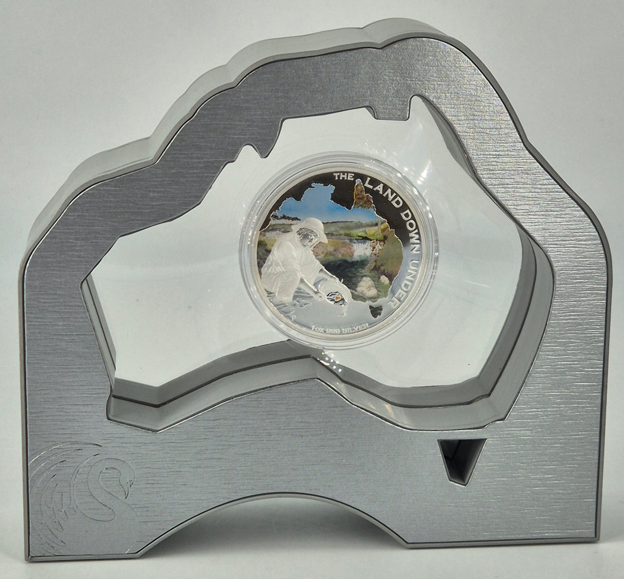 2014 The Land Down Under – Gold Rush 1oz Silver Proof Coin