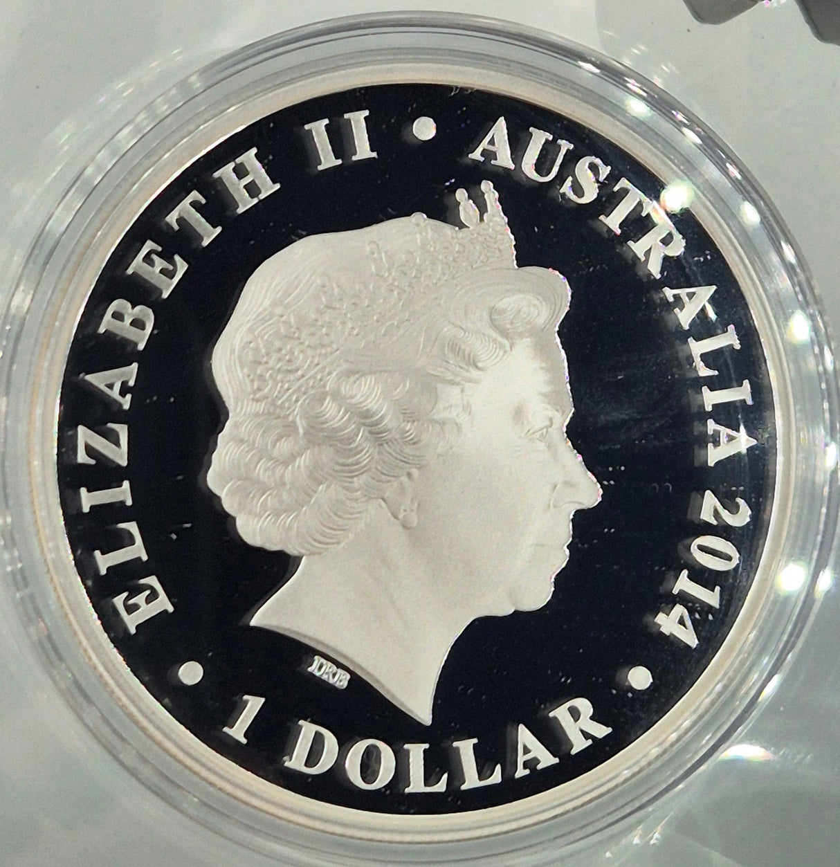 2014 The Land Down Under – Gold Rush 1oz Silver Proof Coin