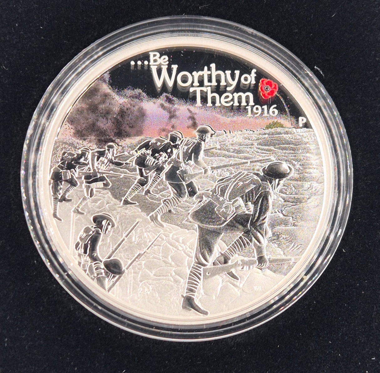 2016 1oz Silver Proof – The ANZAC Spirit