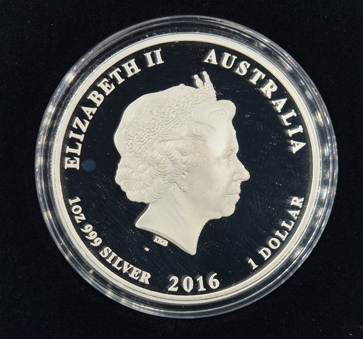 2016 1oz Silver Proof – The ANZAC Spirit