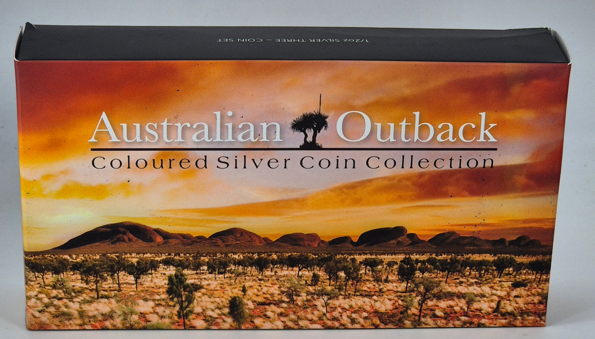 2015 Australian Outback 3-Coin Coloured 1/2oz Silver Collection