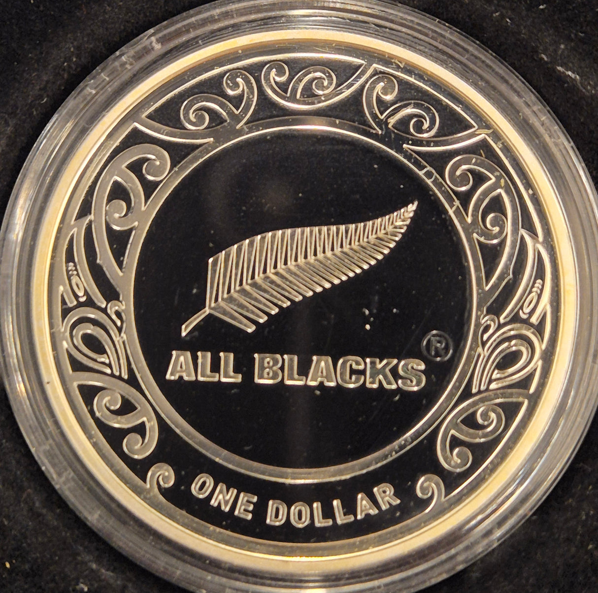 2019 All Blacks 1oz Silver Specimen Coin