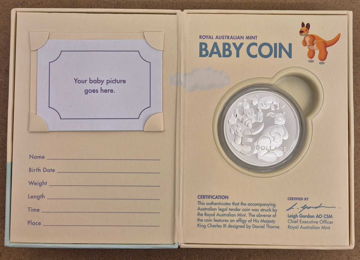 2024 $5 1oz Silver Baby Coin