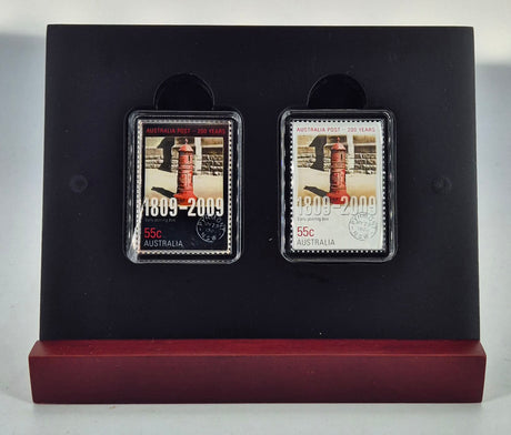 2009 Stamp-Coin set 'Early Posting Box'