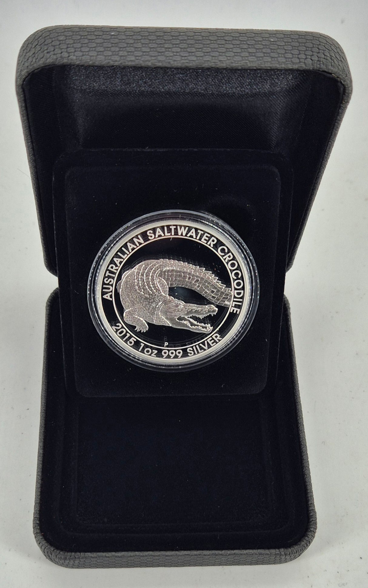 2015 Australian Saltwater Crocodile – 1 oz Silver Proof Coin