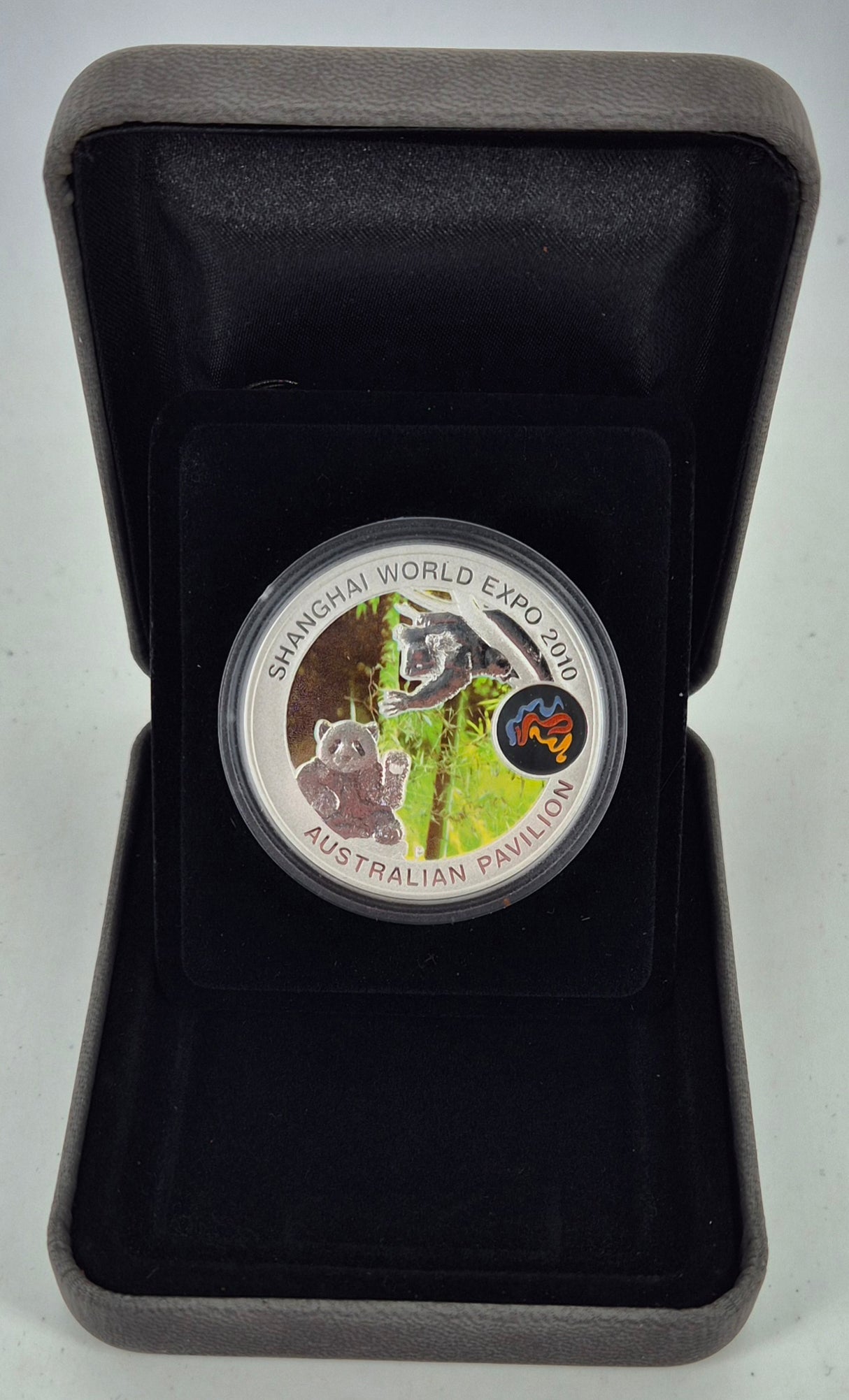 2010 Panda & Koala – World Expo 1oz Silver Proof Coin
