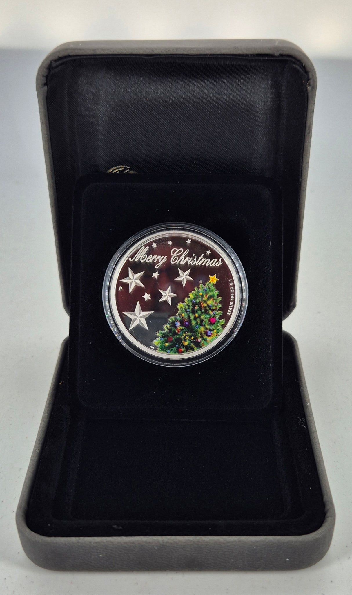 2013 Christmas Tree 1/2oz Silver Proof Coin