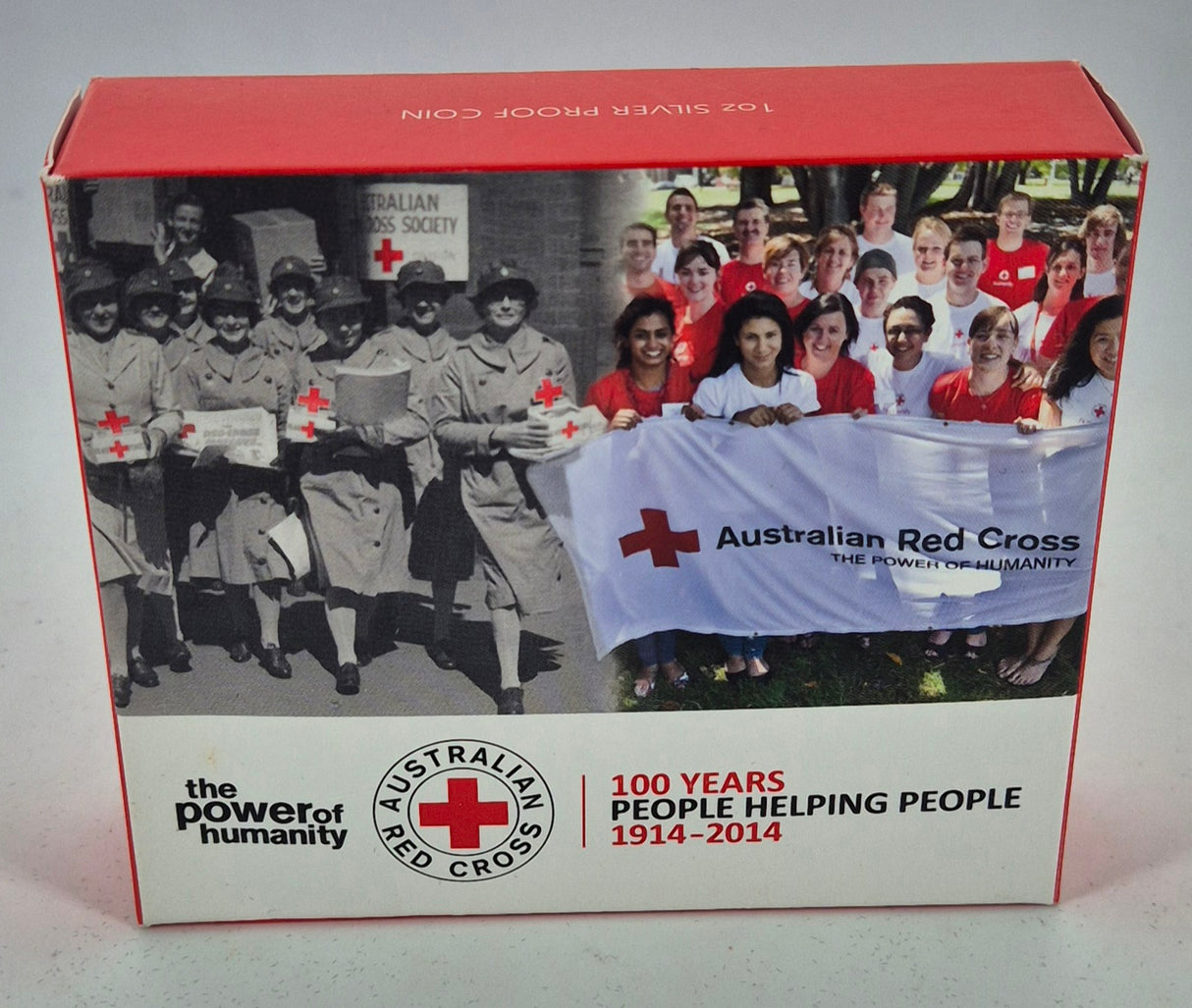 2014 Australian Red Cross 1oz Silver Proof Coin – 100 Years of Service