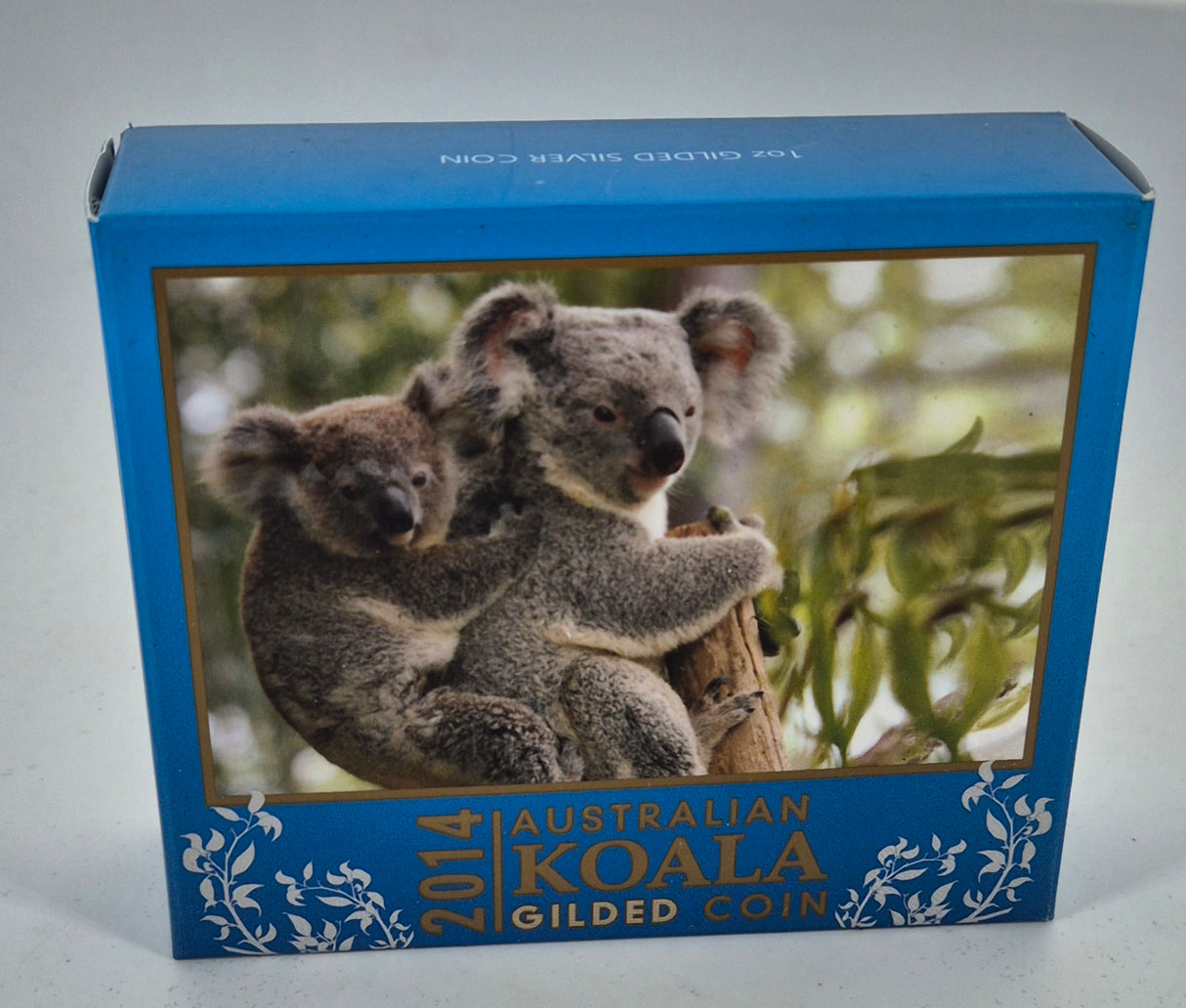 2014 Australian Koala 1oz Gilded Silver Coin