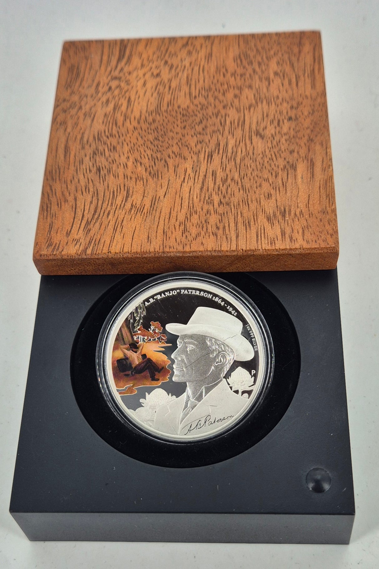 2014 Banjo Paterson 1oz Silver Proof Coin – Australian Bush Poet